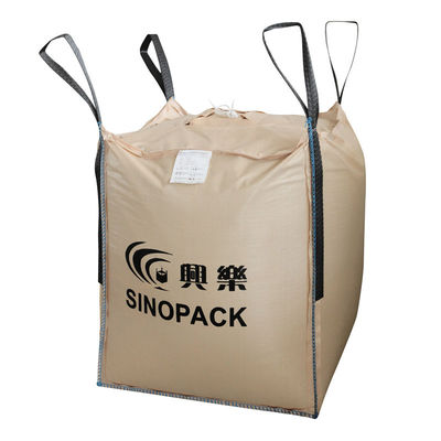 Beli Krem empat panel besar PP wadah tas GBIP dengan sisi jahitan loop online manufacture