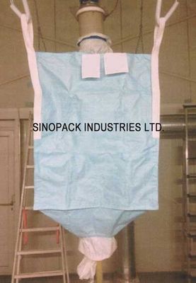 Beli Type D Fibc CROHMIQ blue / white untuk pengangkutan serbuk kimia online manufacture