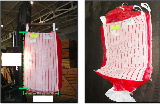 Beli Tas massal berventilasi kentang 1,5 ton, kain PP FIBC bernapas merah online manufacture