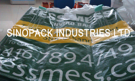 Beli BOPP dilaminasi tas besar dengan sudut loop lintas online manufacture