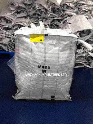 Beli Tas Besar Konduktif Putih, Tas Besar Fibc Mencegah Pembakaran Dan Ledakan online manufacture