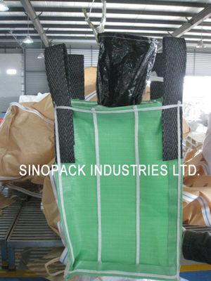 Beli Bubuk kemasan 4-Panel membingungkan 1000kgs tas OF 100% perawan kain PP hijau online manufacture