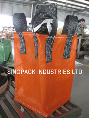 Beli 1000KGS Cross Corner Circular / Tube Big Bag FIBC Untuk Kemasan Butiran online manufacture