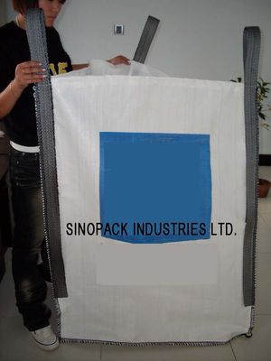 Beli 2200LBS U-Panel Pasir / Semen / Tanah Jumbo Bag FIBC, Faktor Keamanan 5-1 online manufacture