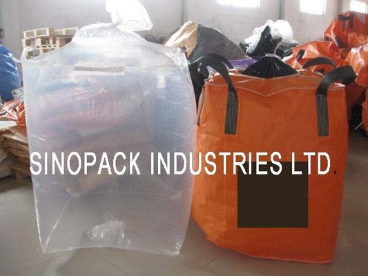 Beli Besar jelas Massal Form Fit PE fibc besar tas liner untuk karbon / bubuk halus online manufacture