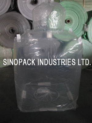 Beli Bentuk Ketebalan 3mil 6mil Transparan Cocok PE Tas Besar Liner LLDPE / LDPE online manufacture