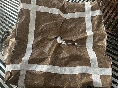 Beli Big Bag FIBC Bottom Discharge dengan Faktor Keamanan 5:1 dan Lapisan Tahan UV untuk Penanganan Material Tugas Berat online manufacture