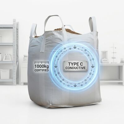 membeli Bulk Chemical Raw Material Transportation Bag 1000kg Conductive Static Protection Type C for Catalyst Powder online manufacture