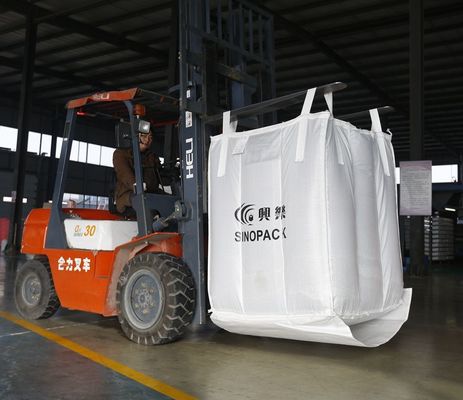 Food Grade FIBC Bulk Bag 1000kg Capacity 5:1 Safety Ratio