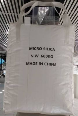 UN Big Bag FIBC dengan Jahitan Rantai Ganda Warna Loop Biru dan Warna Putih untuk Transportasi yang Aman